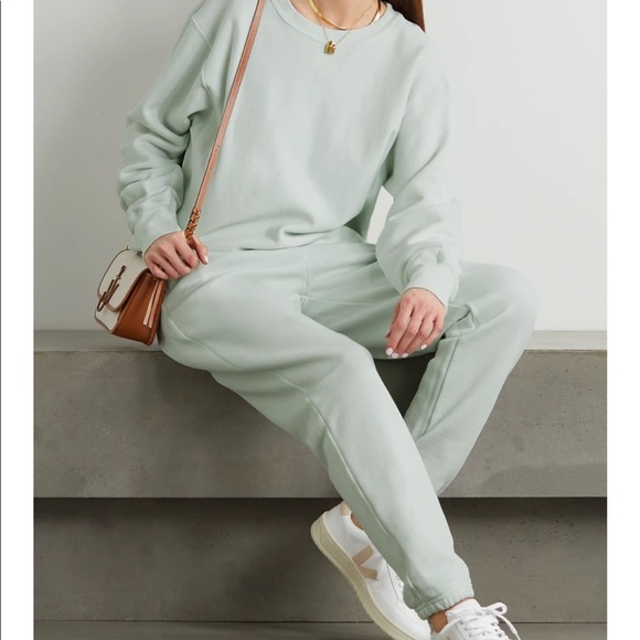 Les Tien cotton jersey set (cream) - Picture 2 of 4